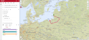 Routing between Lithuania and Poland whilst avoiding controlled borders